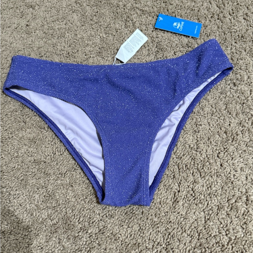 Cupshe purple Classic Bikini Bottom
